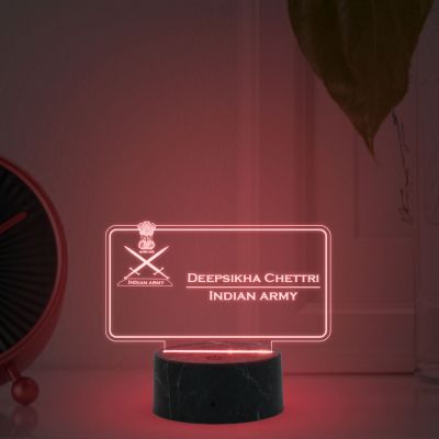 Indian Army Name Plate With Customized Name